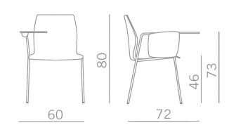 Стул пластиковый со столиком-thumbs-Фото3