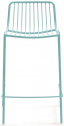 Стул металлический полубарный PEDRALI Nolita сталь голубой Фото 1