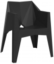 Кресло пластиковое Voxel Basic, черный