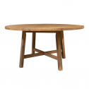 Стол деревянный обеденный Tagliamento Rimini Ø150 акация натуральный Фото 3