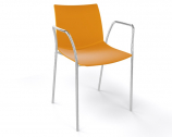 Кресло пластиковое Gaber Kanvas TB металл, технополимер горчичный Фото 1