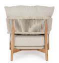Лаунж-кресло плетеное с подушками Garden Relax Garita тик, роуп, олефин Фото 4
