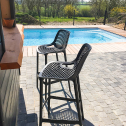 Стул пластиковый полубарный Siesta Contract Air Bar 65 стеклопластик черный Фото 8