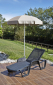 Шезлонг пластиковый GARDEN RATTAN Pool полипропилен антрацит Фото 5