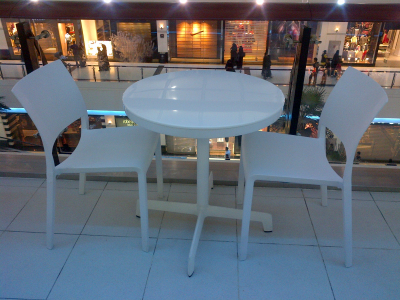 Стул пластиковый Resol Fiona chair  стеклопластик белый Фото 4