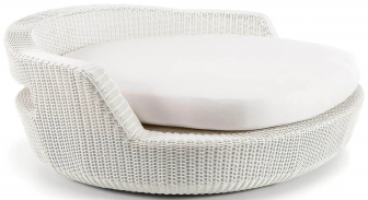 Лаунж-диван плетеный с подушкой-thumbs-Фото1