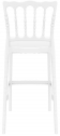 Стул пластиковый барный Siesta Contract Opera Bar 75 поликарбонат белый Фото 9
