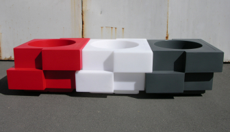 Кашпо пластиковое Cubic Yo Standard