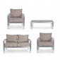 Комплект металлической мебели Garden Relax Jakob алюминий, polywood серый Фото 3