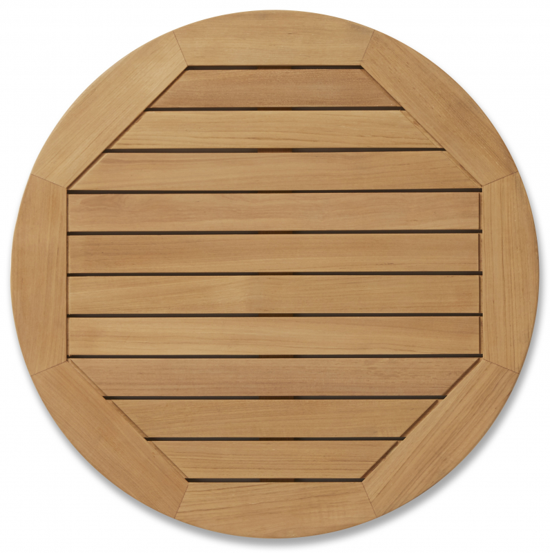 Столешница деревянная круглая Natural Teak