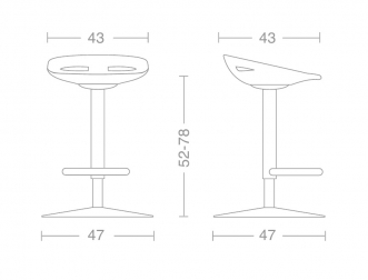 Стул барный пластиковый-thumbs-Фото3