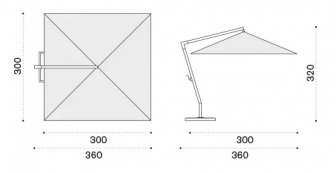 Зонт профессиональный 3х4 м-thumbs-Фото3