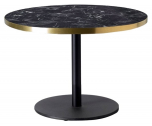 Столешница круглая Scab Design Laminate для подстолья Tiffany ЛДСП черный мрамор Имперо Фото 11