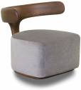 Кресло деревянное мягкое Morelato Moby Dick ясень, ткань Фото 2