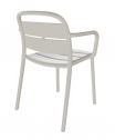 Кресло пластиковое PAPATYA Balat-K стеклопластик светло-серый Фото 5