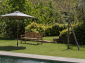 Скамейка деревянная двухместная Giardino Di Legno Classica тик Фото 4