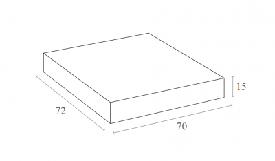 Подушка для кресла Siesta Contract Portofino Lounge полиэстер бежевый Фото 2