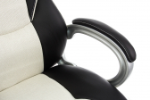 Кресло компьютерное Beon RT-372 металл, экокожа, ткань черно-кремовый Фото 10