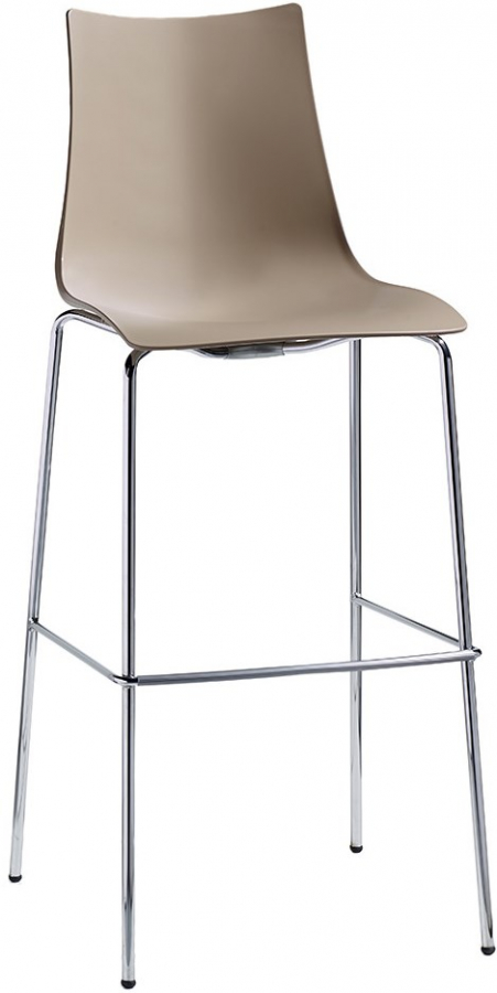 Стул барный пластиковый Zebra Technopolymer