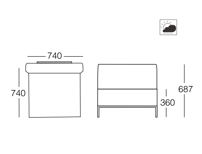 Модуль центральный Slim Stripe Main Module (A)