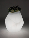 Кашпо пластиковое светящееся SLIDE Secret Lighting полиэтилен белый Фото 4