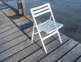 Стул пластиковый складной Magis Air полипропилен, стекловолокно белый Фото 5