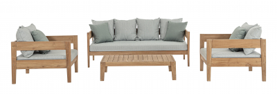 Столик кофейный деревянный Garden Relax Kobo тик Фото 12