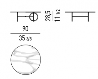 Столик журнальный мраморный-thumbs-Фото3