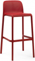 Стул пластиковый барный Nardi Lido стеклопластик красный Фото 1