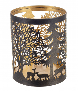 Подсвечник металлический Garden Relax Daya металл черный Фото 1