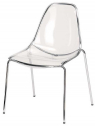 Стул прозрачный PEDRALI DayDream сталь, поликарбонат прозрачный Фото 1