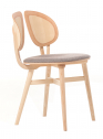 Стул деревянный с мягким сиденьем VeryWood Filla ясень, ткань Фото 1