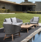 Столик деревянный кофейный Garden Relax Coachella тик натуральный Фото 8