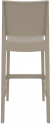 Стул пластиковый барный Siesta Contract Maya Bar 75 стеклопластик бежевый Фото 9