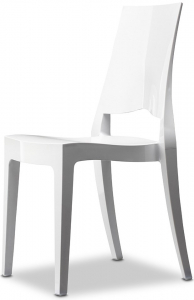 Стул пластиковый Scab Design Glenda поликарбонат белый Фото 1