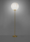 Торшер пластиковый SLIDE Mineral Stand Lighting латунь, полиэтилен белый, красный Фото 4
