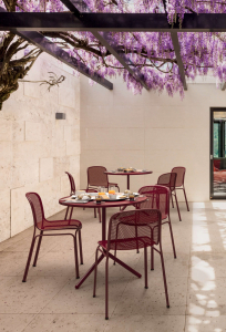 Стул металлический Colos Villa 1 нержавеющая сталь Фото 5