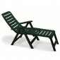 Шезлонг пластиковый SCAB GIARDINO Cleopatra with extension armchair пластик зеленый Фото 2