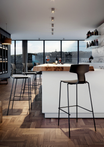 Стул барный пластиковый Colos Split 3A сталь, полипропилен, стекловолокно Фото 5