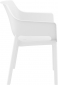 Кресло пластиковое Siesta Contract Dora стеклопластик, полипропилен белый Фото 7