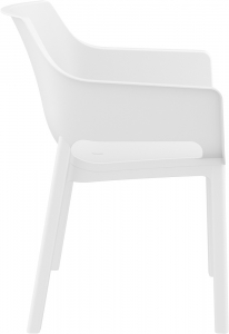 Кресло пластиковое Siesta Contract Dora стеклопластик, полипропилен белый Фото 7