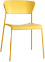Стул пластиковый Scab Design Lisa Technopolymer сталь, технополимер желтый Фото 1