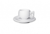 Кофейная пара для эспрессо Ancap Lido фарфор белый Фото 2