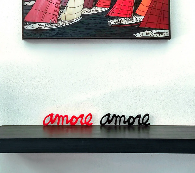 Фигура пластиковая Надпись Amore Message
