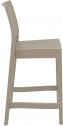 Стул пластиковый полубарный Siesta Contract Maya Bar 65 стеклопластик бежевый Фото 7