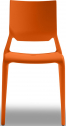 Стул пластиковый Scab Design Sirio стеклопластик оранжевый Фото 1