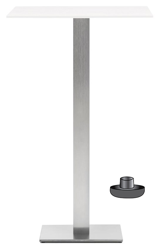 Подстолье металлическое барное Inox