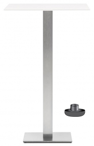 Подстолье металлическое барное PEDRALI Inox чугун, нержавеющая сталь матовый стальной Фото 1