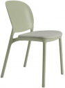 Стул пластиковый с обивкой Scab Design Hug технополимер, акрил зеленый шалфей Фото 4