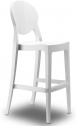 Стул барный пластиковый Scab Design Igloo поликарбонат белый Фото 1